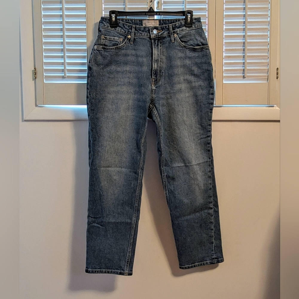 Everlane Petite Curvy Cheeky Jeans, 28 Crop